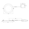 Envision 8" LED Round Slim Downlight
