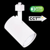 Elco LED Track Head with 5-CCT & 3-Wattage Switch