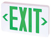 Elco LED Exit Sign, Green or Red Letters