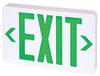 Elco LED Exit Sign, Green or Red Letters