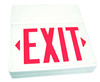 Elco LED Exit Sign, Green or Red Letters