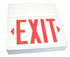 Elco LED Exit Sign, Green or Red Letters