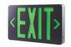 Elco LED Exit Sign, Green or Red Letters