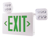 Elco Green LED Exit Sign with LED Emergency Light