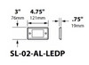 Focus LED SL-02 Series Lensed Step/Brick Light