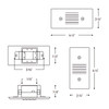 Nora LED Mini Louver Step Light