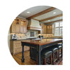Nora Round LED Regressed Edge-Lit Surface Mount w/ Adjustable-CCT