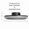 RAB PORTO Round Field-Adjustable Garage Light