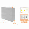Envision Modern Square Wall Sconce Light