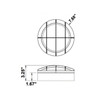 Westgate 120V/277V LED Round Flat Bulkhead Power & CCT Selectable Wall Pack Light With Photocell