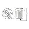 Envision Ribbed Lens Well Light