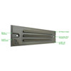 Envision LED 3 Louver Surface Mount Step Light