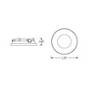 Nora 3" Apollo Round Trimless Downlight Trim
