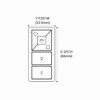 American Lighting SPEKTRUM+ SERIES Wireless Smart Switch Remote