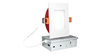 Westgate LED Square Fire Rated Slim Wafer Canless Recessed Light