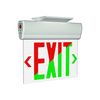 RAB Universal Mount Edge-Lit Exit Sign w/ Selectable Red/Green Lettering