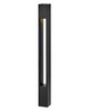 Hinkley Solid Aluminum Etched Large Square Bollard Light