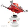 Elco 4" New Construction 120V IC Airtight Housing For 2 Hour Fire Rated Ceiling With Emergency Battery Backup