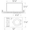 Elco 4" New Construction 120V IC Airtight R60 And Chicago Plenum Dedicated LED Housing