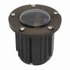 Westgate 12V LED 4.625" Height Solid Brass Glass Housing Well Light