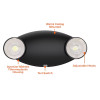Envision 120V/277V LED Safe Beam Emergency Light