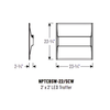 Nora Center Basket LED Troffers with Selectable Lumens & CCT (2-Pack)