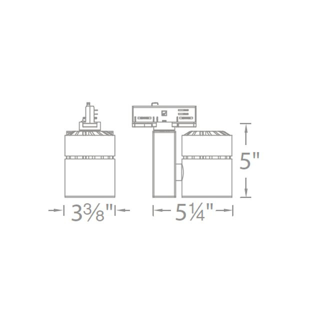 WAC Exterminator II 1035 W Track Luminaire