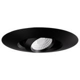 1" Elco Round Recessed Adjustable Oak Gimbal