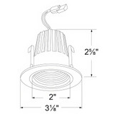 2" Elco Adler Round Baffle Light Engine