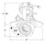 Elco 4" Round LED Adjustable Pull-Down Insert (1st Generation)