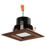 4" Elco LED Square Insert Baffle Trim