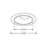 4" Nora Iolite LED Adjustable Deep Reflector Trim