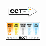 6" Elco Sloped Ceiling LED Baffle Inserts