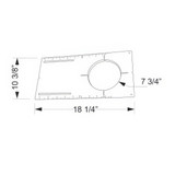 8" Elco New Construction Round Mounting Plate