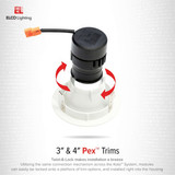 Elco Koto Pex 3" Round Adjustable Slot Aperture