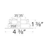 Elco Koto Pex 3" Square Adjustable Gimbal