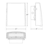 Westgate LWAX Medium LED Power & CCT Adjustable Cutoff Wall Pack