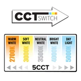Elco 12" Square LED Retrofit w/ 5-CCT Switch