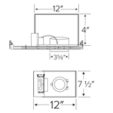 3" Koto Architectural Shallow Maximum Adjustability IC Airtight Housing