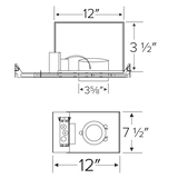 3" Koto Architectural Shallow Maximum Adjustability IC Airtight Housing