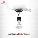 3" Koto Architectural Maximum Adjustability High Lumen IC Airtight Housing