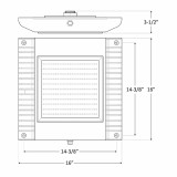 Westgate GSX-SRFC LED Multi-Power Surface Mount Gas Station Canopy Light