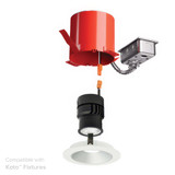 Elco EJB4RICA 4" Remodel IC Airtight Housing for 2-Hr Fire Rated Ceilings