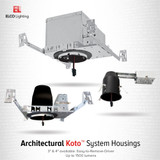 2" Koto Architectural Maximum Adjustability High Lumen IC Airtight Housing