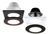 Elco Reflector, Baffle & Flexa Trims for 2" LED Elm Downlights
