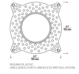 Visual Comfort Architectural Entra CL 3" Round Flangeless Housing