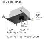 Visual Comfort Architectural Entra 3" Square Housing