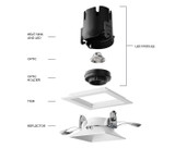 Visual Comfort Architectural Entra CL 2" Round Flanged LED Downlight