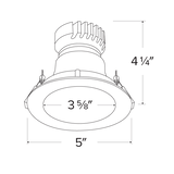 Elco Canless Koto Pex 4" Round Deep Reflector
