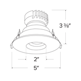 Elco Canless Koto Pex 4" Round Adjustable Pinhole